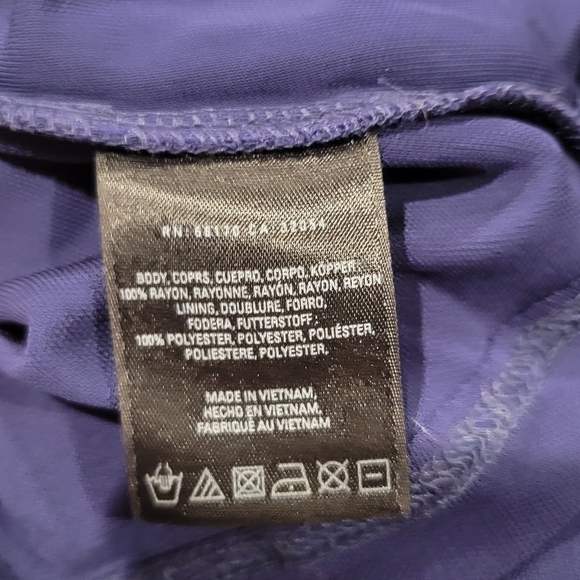 Anthropologie maeve size 6 yuma navy dress with pockets - Picture 6 of 7